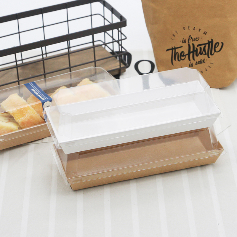 Custom Paper Plastic Dessert Box