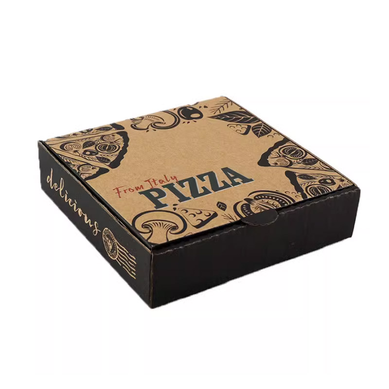 Custom corrugated pizza box